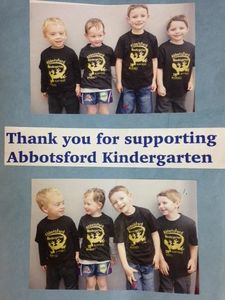 Thank you A.J Grant for supporting Abbotsford Kindergarten
