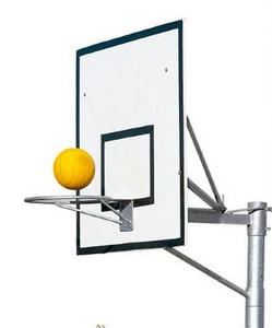 Deluxe Basketball Stand by Otago Engineering.