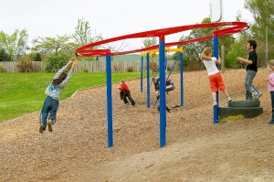 Circular Monorail providing kids with hours of fun.