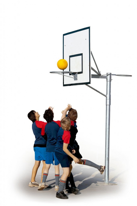 basketball net with stand clipart