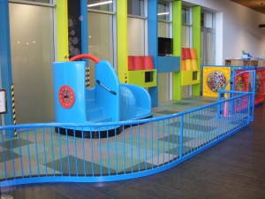 The completed Plaza Indoor Play Area manufactureed and installed byPlaygear™ by A.J Grant, ready for children to have their first turn.